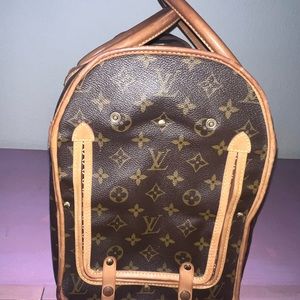 LV Monogram Sac Chien 40 Pet Carrier Hand Bag SM